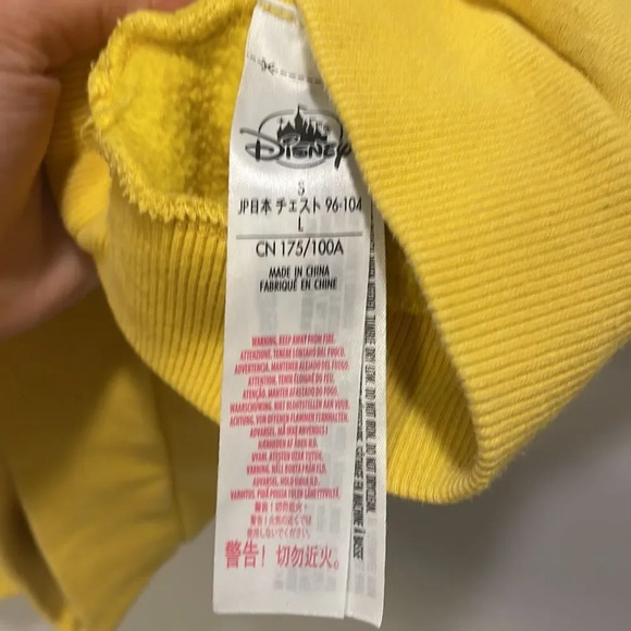 DISNEY Mickey Mouse woman’s yellow sweatshirt - Picture 10 of 11